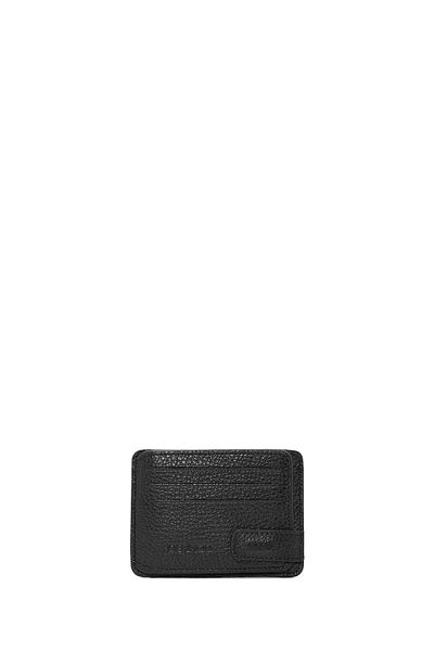 Derimod Men's Black Leather Card Holder 000A2D3144Ft