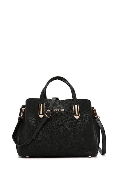 Derimod Women's Black Long Strap Shoulder Bag 25Sbd2011Ft