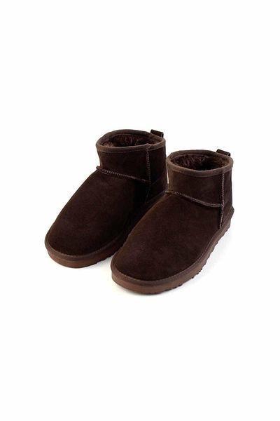 Bambi Brown Suede Genuine Leather Women's Boots & Bootie K 02422008002