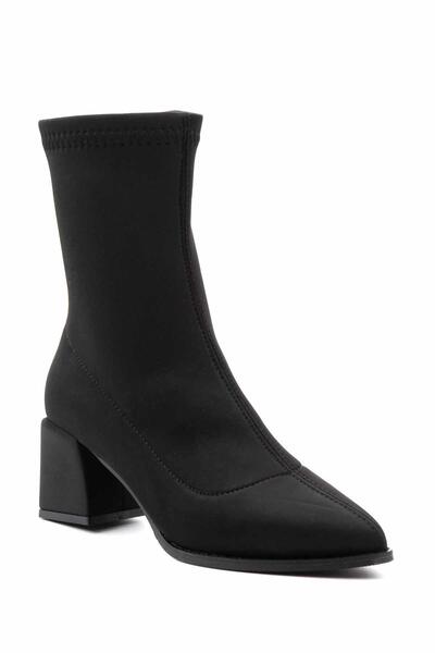 Bambi Siyah Kadın Bot & Bootie K02792050717