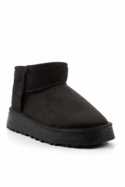 Bambi Siyah Süet Kadın Panduf K02855110002