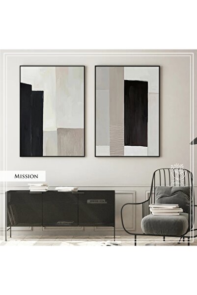 Tablomtr Metal Çerçeveli Gerçek Camlı Tablo Mission 2 liSet