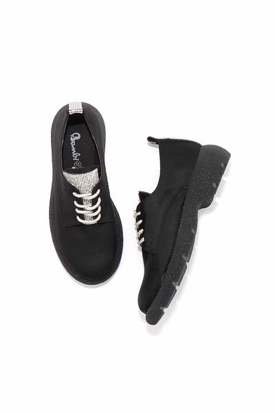 Bambi Black Women's Oxford Shoes K01311230102