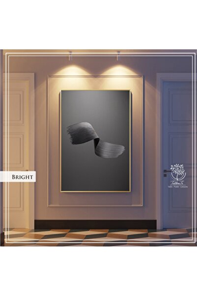 Tablomtr Metal Çerçeveli Gerçek Camlı Tablo Bright TekliSet