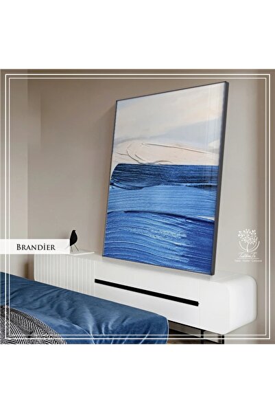 Tablomtr Metal Çerçeveli Gerçek Camlı Tablo BrandierA TekliSet