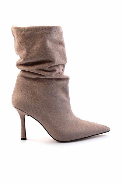 Bambi Vizon Kadın Bot & Bootie K02718025202