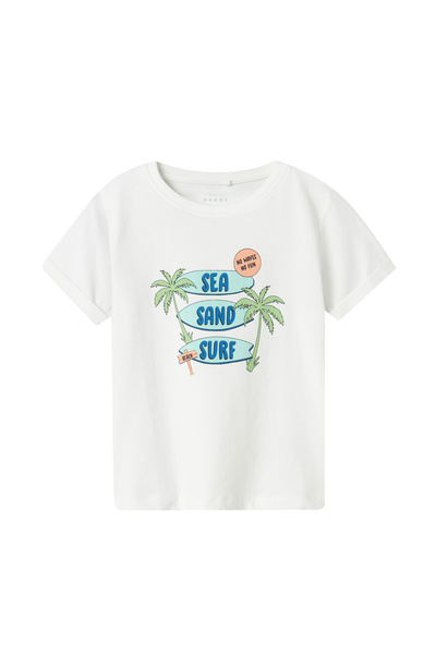 Name it Nmmvux Ss Top White Boy κοντομάνικο μπλουζάκι