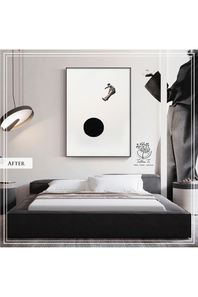 Tablomtr Metal Çerçeveli Gerçek Camlı Tablo After Tekli Set