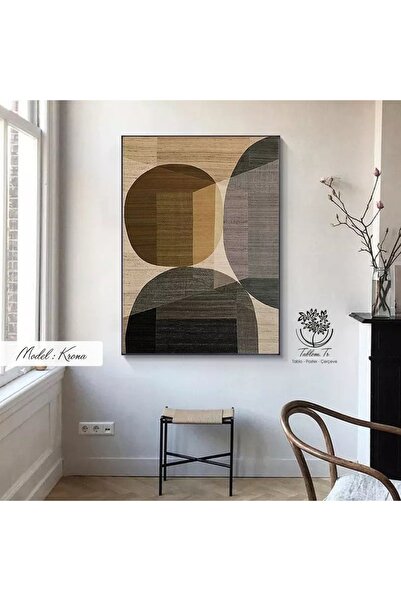 Tablomtr Metal Çerçeveli Gerçek Camlı Tablo Krona 1li Set