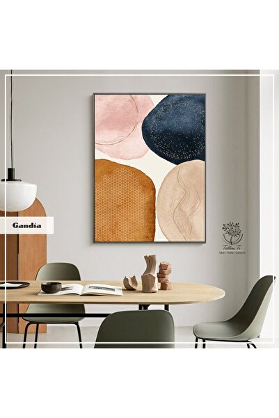 Tablomtr Metal Çerçeveli Gerçek Camlı Tablo Gandia 1li Set