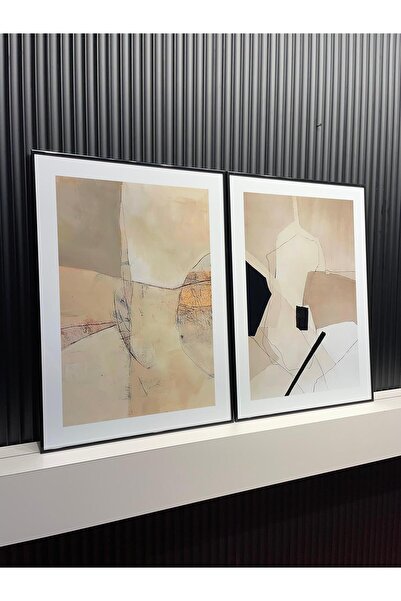 Tablomtr Μεταλλικός σκελετός Πίνακας από πραγματικό γυαλί GrelessaP Σετ 2 τεμαχίων