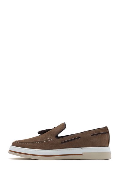 Derimod Men's Mink Suede Genuine Leather Casual Penny Loafer Shoes Casual Daily Shoes 25Sfd680410