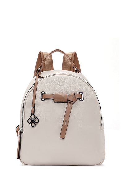 Derimod Women's Cream Backpack 25Sbd2455Ft