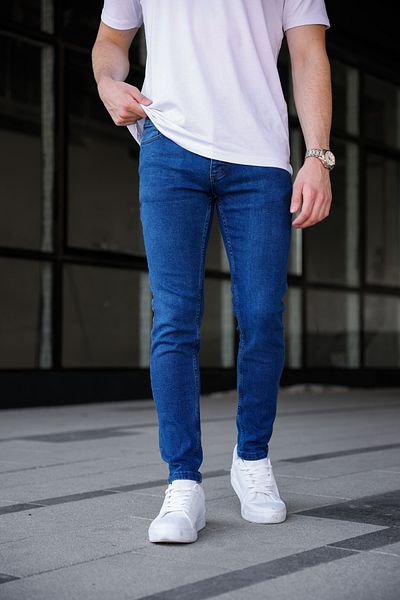 Ser Joven Ανδρικό τζιν παντελόνι σε μπλε λεπτή εφαρμογή