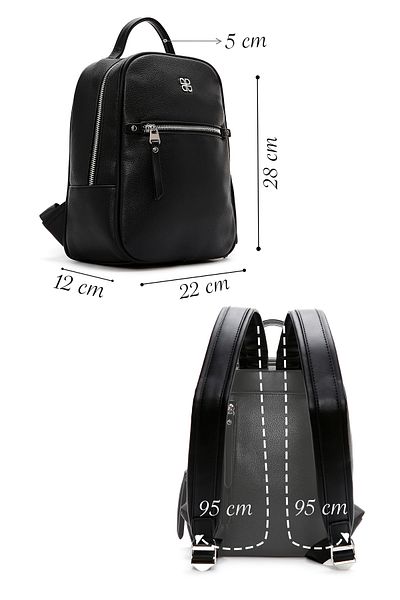 Derimod Women's Black Backpack 25Sbd2450Ft