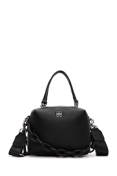 Derimod Women's Black Long Strap Crossbody Bag 25Sbd2404Ft