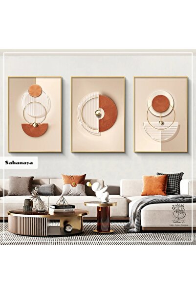 Tablomtr Metal Çerçeveli Gerçek Camlı Tablo Sahanaya 33 Lü Set