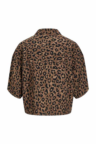 JJXX Дамска риза Jxmira Viscose Ss, кафява