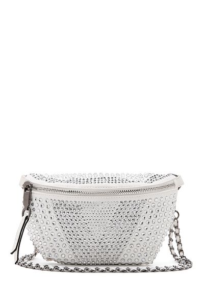 Derimod Geantă de damă, albă, cu curea lungă, Stone Crossbody 25SBD2400TS
