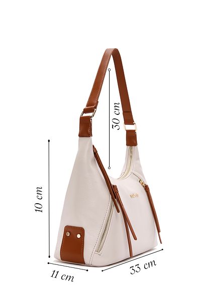 Derimod Women's Cream Shoulder Bag 25Sbd 283618