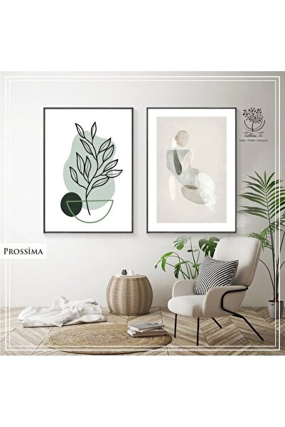 Tablomtr Metal Çerçeveli Gerçek Camlı Tablo Prossima 2 liSet