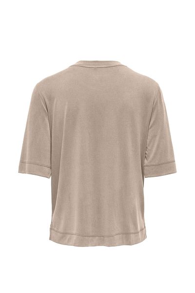ONLY Onlhannah S/S O-Neck Top Gray Women's Short Sleeve T-Shirt