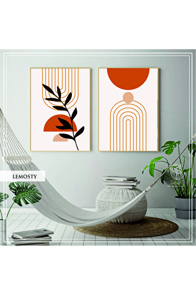 Tablomtr Metal Çerçeveli Gerçek Camlı Tablo Lemosty 2 liSet