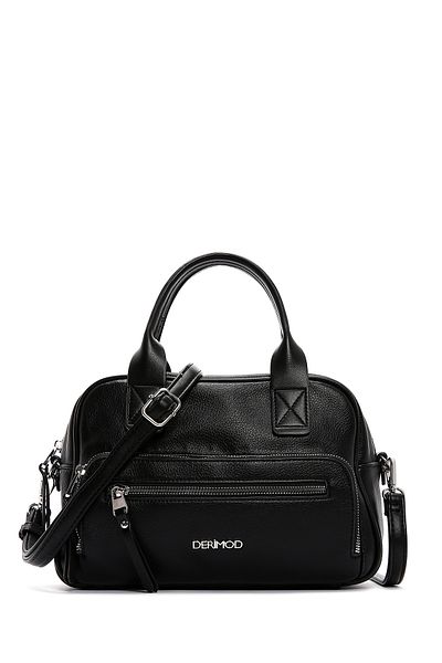 Derimod Women's Black Long Strap Shoulder Bag 25Sbd2415Ft