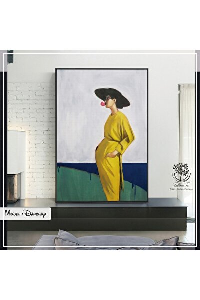 Tablomtr Metal Çerçeveli Gerçek Camlı Tablo Danbury 1li Set