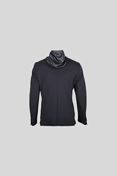 BOSS Monogramlı Çıkarılabilir İç Kapüşonlu Slim Fit Ceket Erkek CEKET 50497262 001