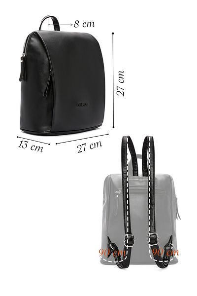 Derimod Women's Black Backpack 25Sbd 246418