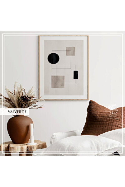 Tablomtr Metal Çerçeveli Gerçek Camlı Tablo ValverdeX TekliSet