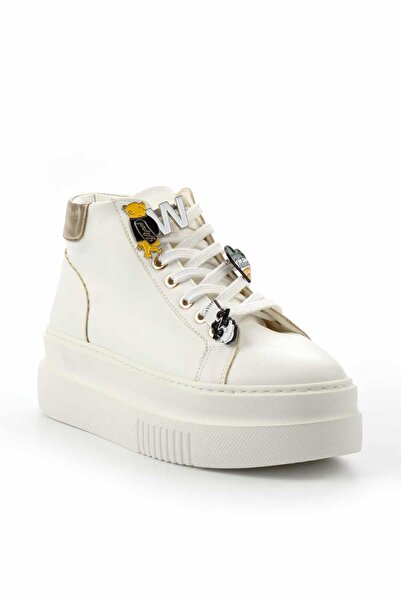 Bambi Beyaz Kadın Bot & Bootie K02791095009