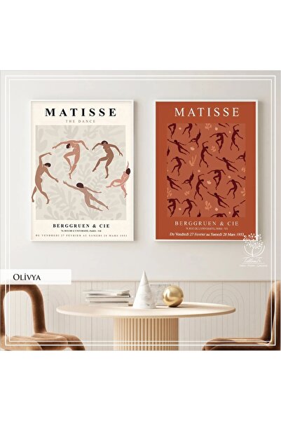Tablomtr Metal Çerçeveli Gerçek Camlı Tablo OlivyaB 2 liSet