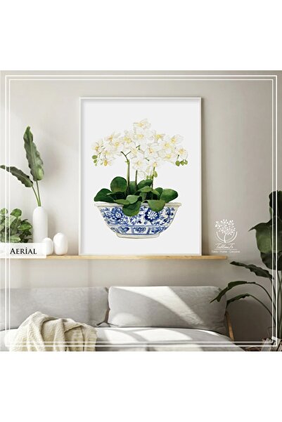 Tablomtr Metal Çerçeveli Gerçek Camlı Tablo AerialB Tekli Set