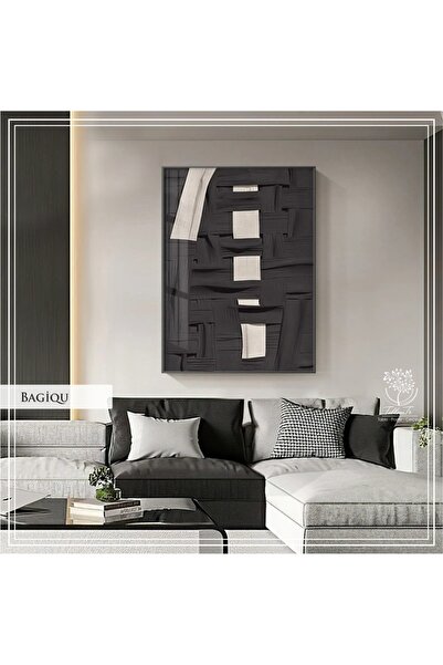 Tablomtr Metal Çerçeveli Gerçek Camlı Tablo BagiquA TekliSet