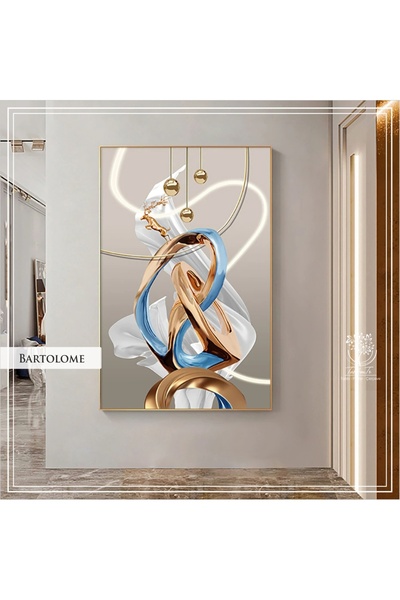 Tablomtr Metal Çerçeveli Gerçek Camlı Tablo Bartolome TekliSet