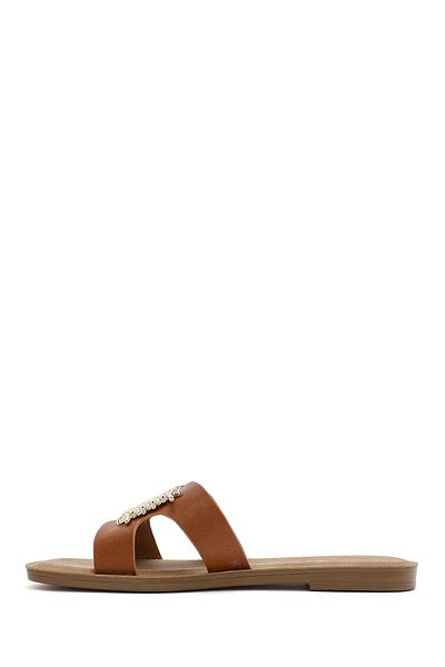 Derimod Women's Tan Accessory Slippers 25Sfe463718