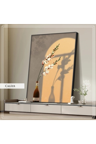 Tablomtr Metal Çerçeveli Gerçek Camlı Tablo CagierA TekliSet