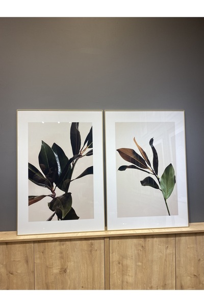 Tablomtr Metal Çerçeveli Gerçek Camlı Tablo Domino 2 Li Set