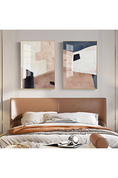 Tablomtr Metal Çerçeveli Gerçek Camlı Tablo Caviar 2 Li Set