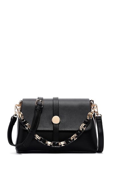 Derimod Women's Black Long Strap Crossbody Bag 25Sbd 280618