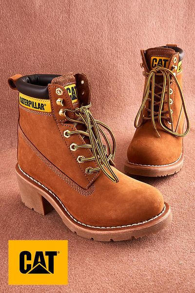 Caterpillar أحذية وجزم نسائية من الجلد من ساندانس CAT0111083401