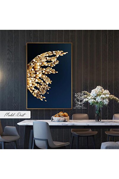 Tablomtr Metal Çerçeveli Gerçek Camlı Tablo Dust 1li Set