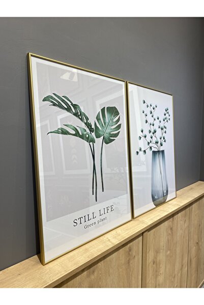 Tablomtr Metal Çerçeveli Gerçek Camlı Tablo FrescitoG 2 liSet