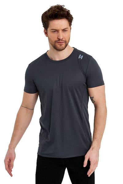 Adams Men's Sports Reflective Printed Polyester T-Shirt