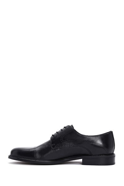 Derimod Men's Black Laced Leather Classic Shoes 25Sfd 600018
