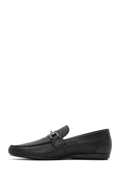 Derimod Pantofi pentru bărbați, cu imprimeu negru, din piele naturală, pantofi casual, pantofi de zi cu zi 25sfd600126