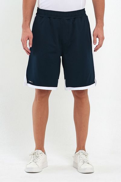 Adams Polyester Men's Sports Shorts with Mesh Stripes