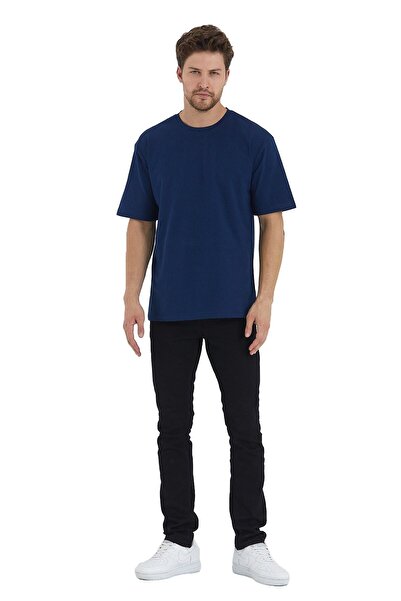 Adams Ανδρικό μπλουζάκι Basic Oversize Crew Neck 100% βαμβακερό κοντομάνικο